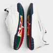 Logo Leather Court Sneaker Navy White