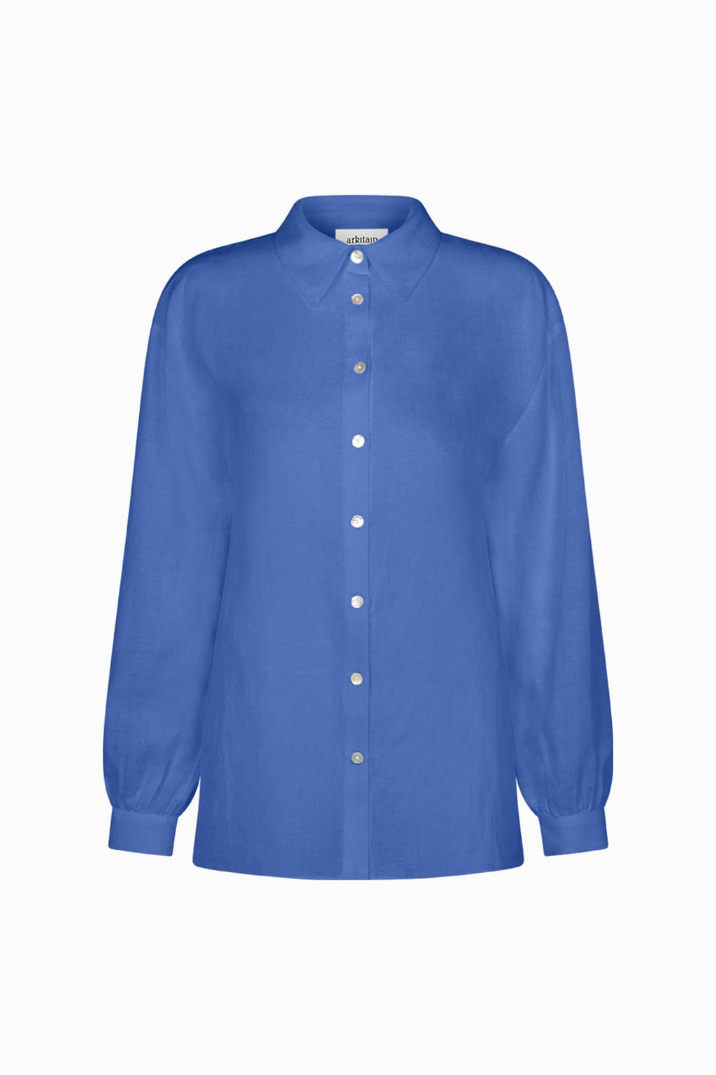 The Gina Oversized Shirt in Klein blue