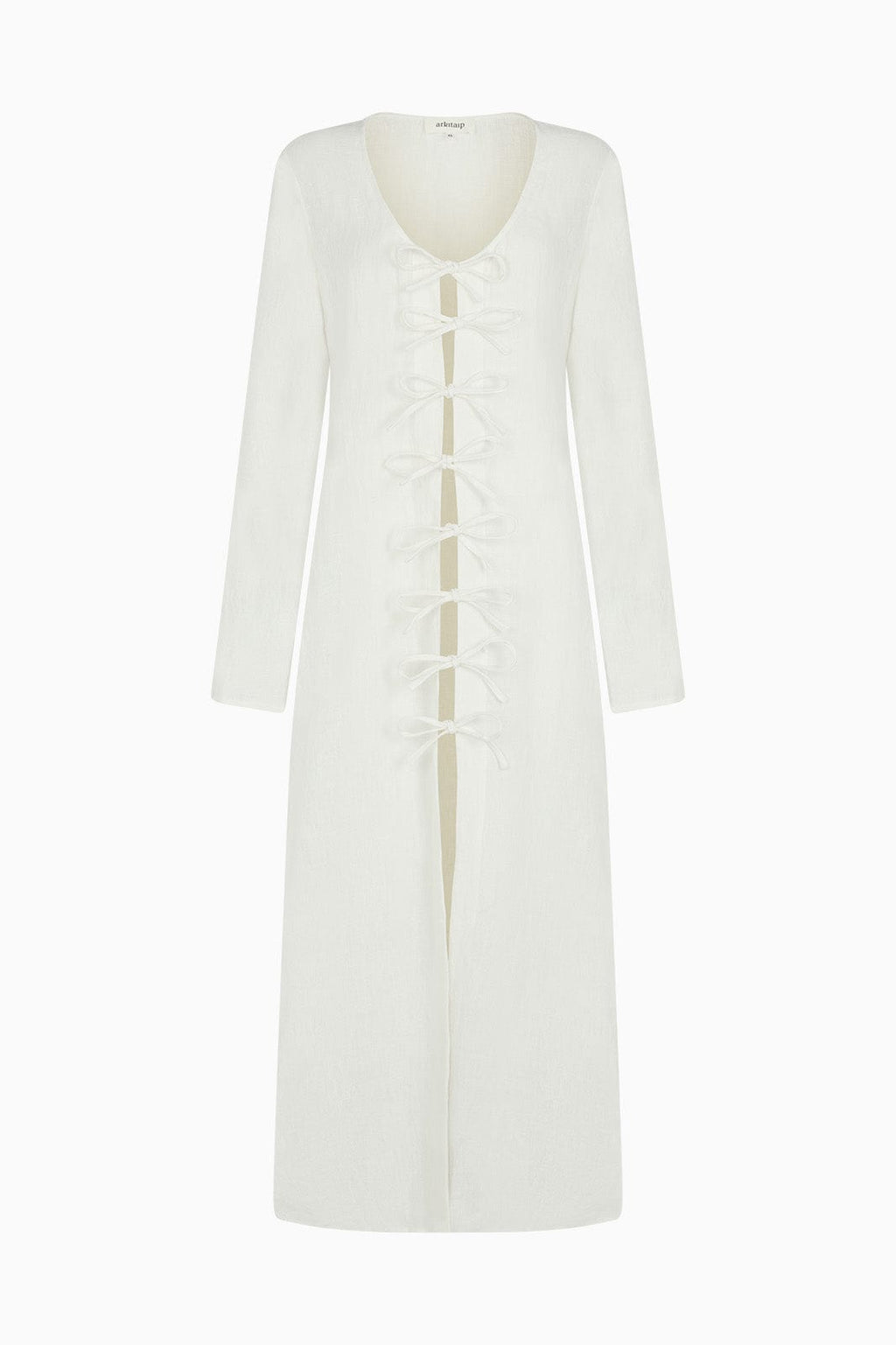 The Michi Maxi Kaftan in off-white