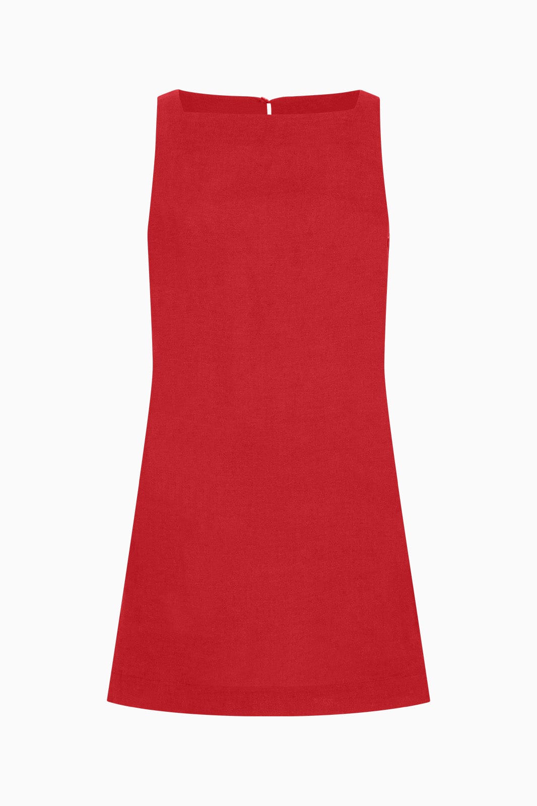 The Dahlia Mini Shift Dress in red