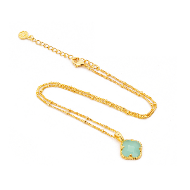 Tyche Edelsteinkette Pariba Onyx