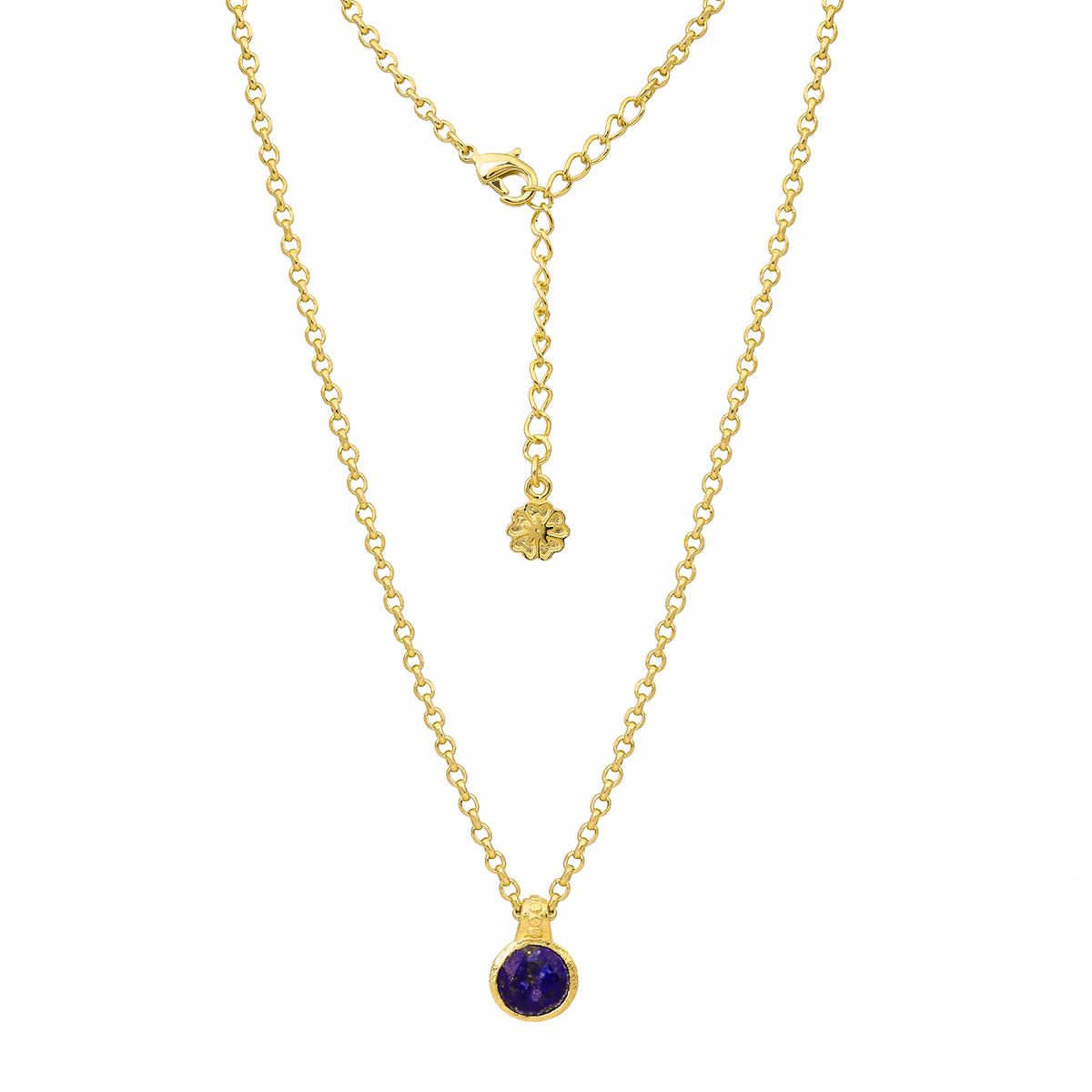 Charis Ronde Edelsteen Ketting Lapis