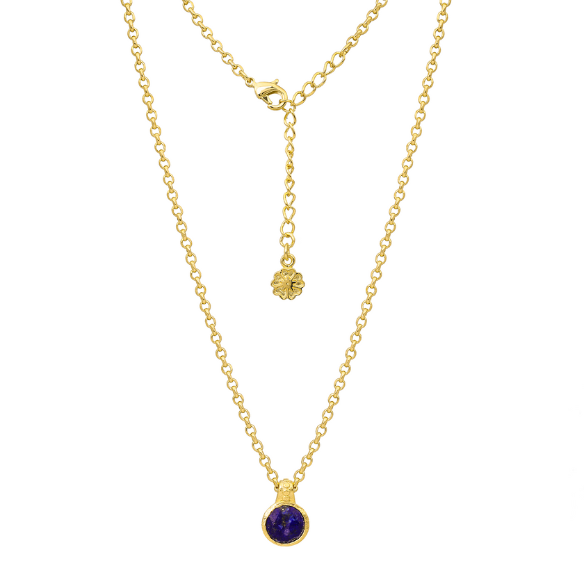 Charis Ronde Edelsteen Ketting Lapis