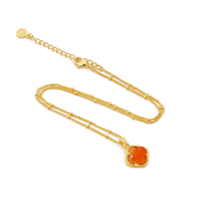 Tyche Edelsteinkette Karneol