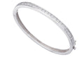 Beginnings Square Channel Set Bangle with Cubic Zirconia