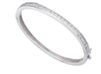 Beginnings Square Channel Set Bangle with Cubic Zirconia