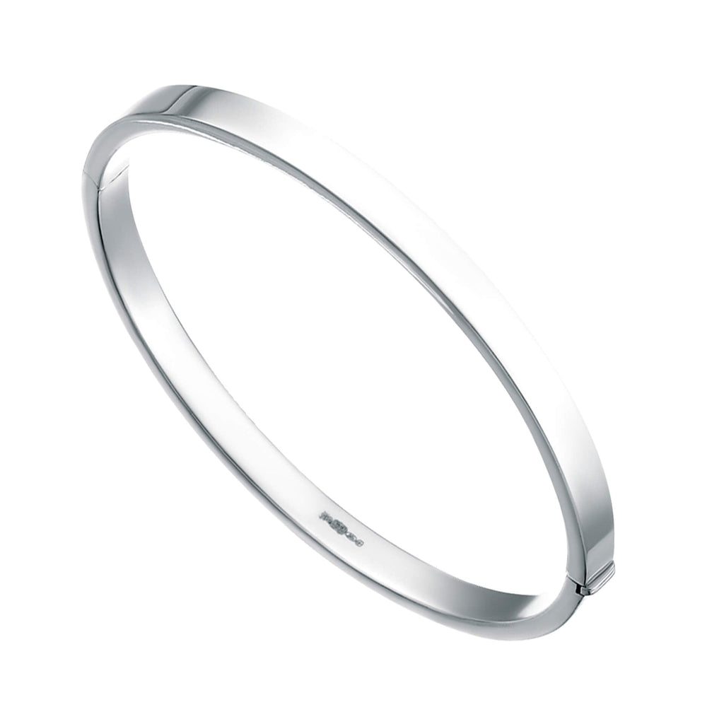 Beginnings Square Cut Hinged Bangle
