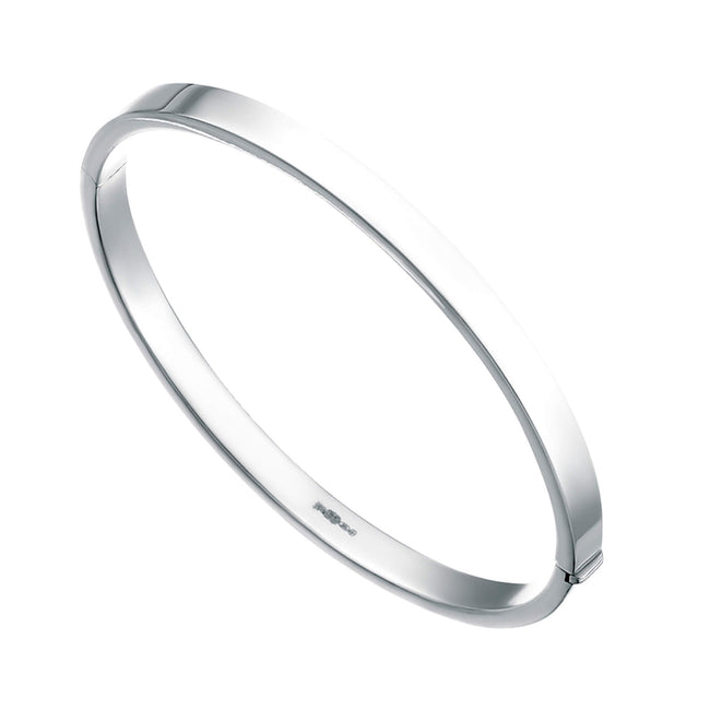 Beginnings Square Cut Hinged Bangle