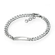 D For Diamond ID-armbandje met diamant