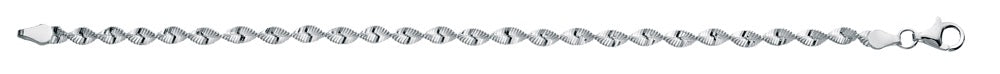 Beginnings Verdrehte Gliederkette Armband 19cm