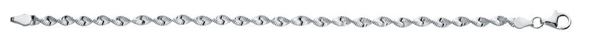Beginnings Verdrehte Gliederkette Armband 19cm