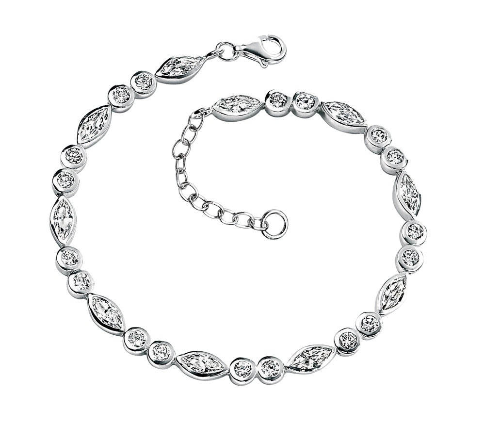 Beginnings Marquise Armband mit Zirkonia
