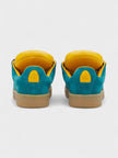 Lanvin x Future Hyper Curb Suede Sneakers Blue Wmns