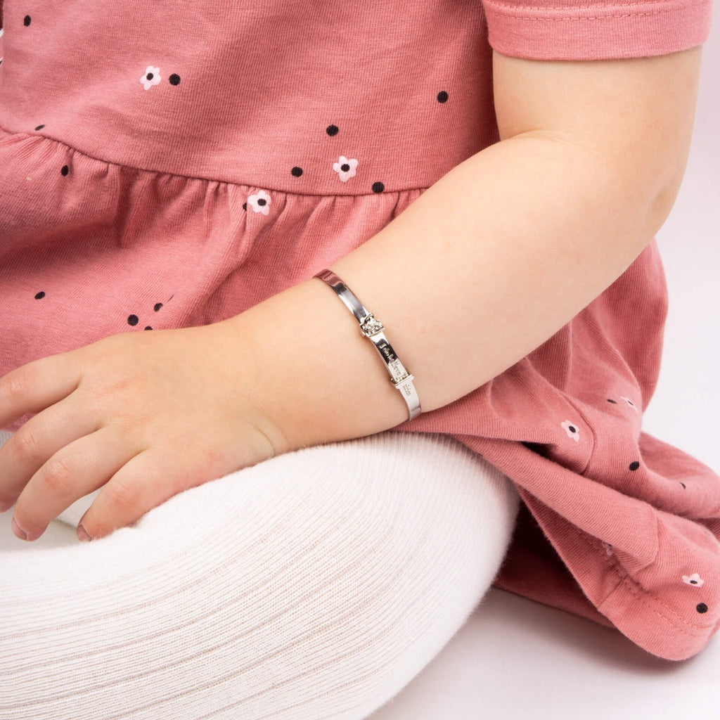 D For Diamond I Do Believe in Fairies' Expanding Bangle with Diamond