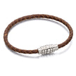 Fred Bennett Schmales Lederarmband mit Magnetverschluss