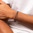 Fred Bennett Schmales Lederarmband mit Magnetverschluss
