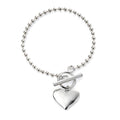 Beginnings Ball Chain Bracelet with Heart Tag