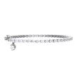 Diamonfire Small Zirconia Charm Tennis Bracelet