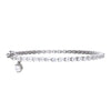 Diamonfire Small Zirconia Charm Tennis Bracelet