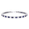 Diamonfire zweifarbiges Zirkonia Tennisarmband