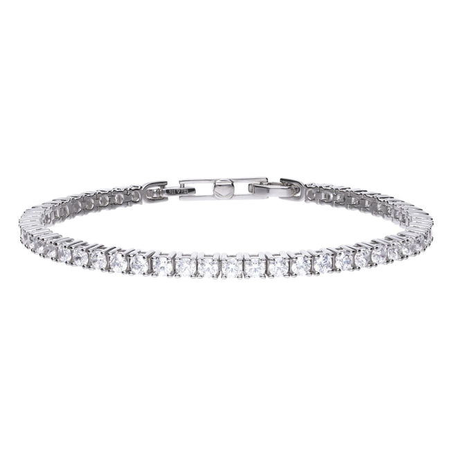 Diamonfire Claw Set Zirconia Tennis Bracelet