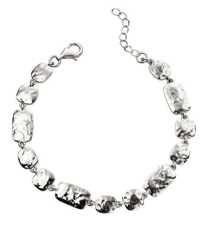 Beginnings Hammered Multi Link Bracelet