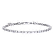 Diamonfire Baguette and Round Zirconia Bracelet