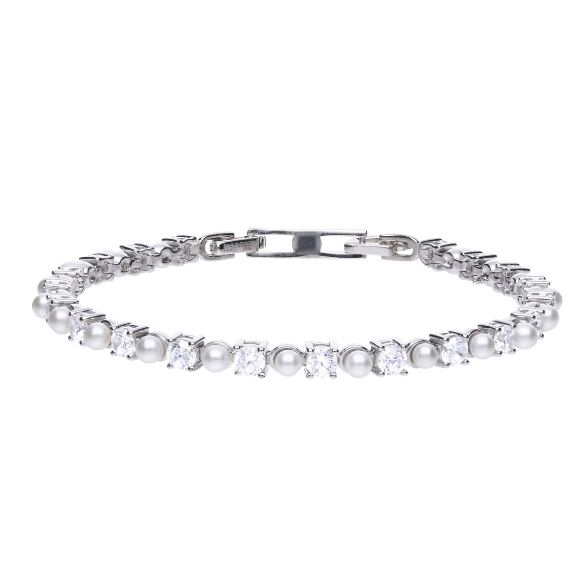 Diamonfire Parel en Zirkonia Tennisarmband