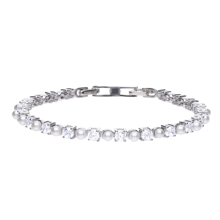 Diamonfire Parel en Zirkonia Tennisarmband