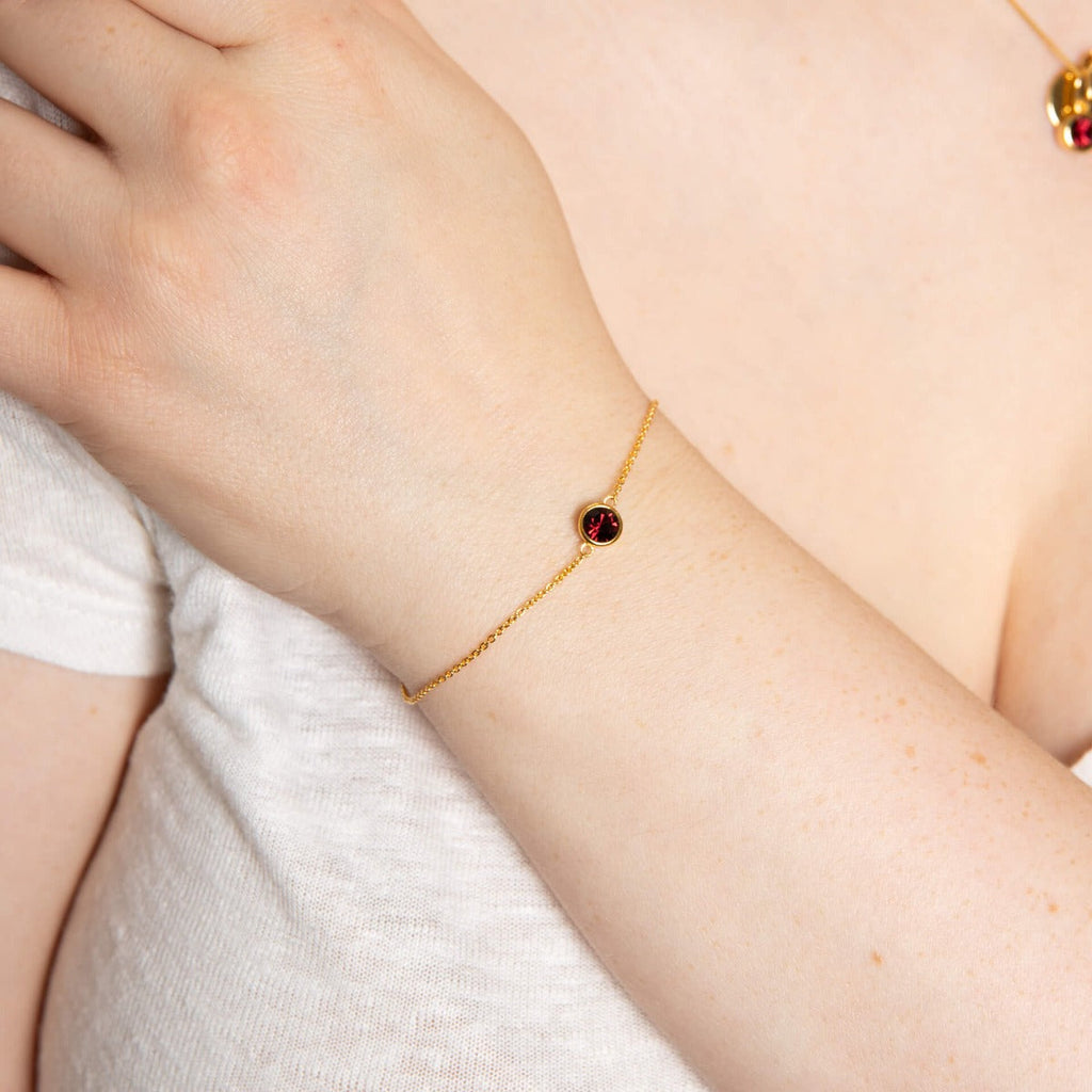 Beginnings Crystal Birthstone Bracelet