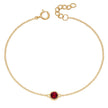 Beginnings Crystal Birthstone Bracelet