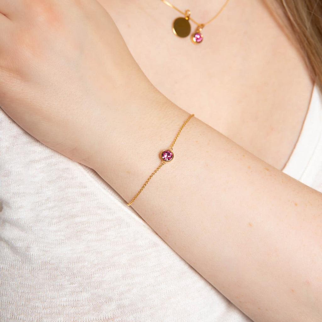 Beginnings Crystal Birthstone Bracelet