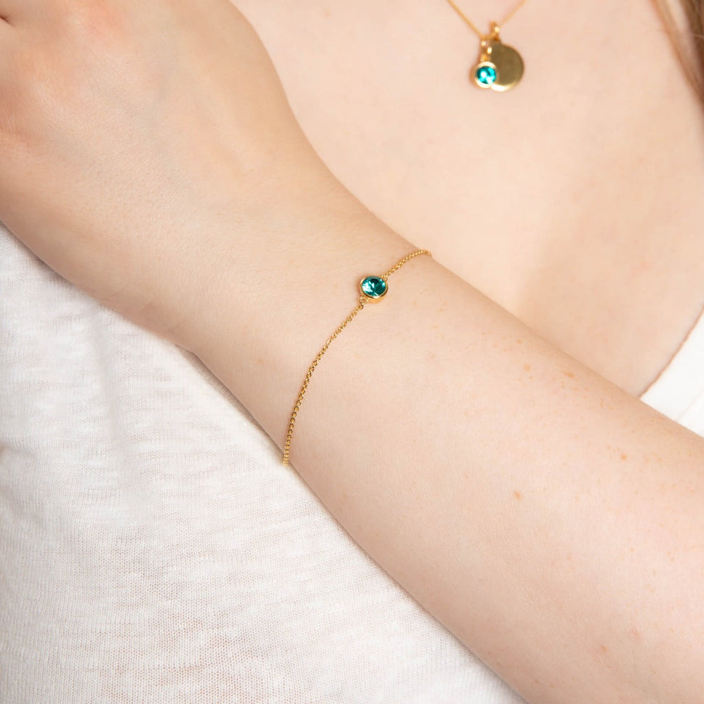 Beginnings Crystal Birthstone Bracelet
