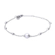 Diamonfire Station Bracelet with Shell Pearl