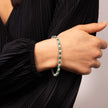 Diamonfire zweifarbiges Zirkonia Tennisarmband
