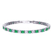 Diamonfire zweifarbiges Zirkonia Tennisarmband