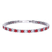 Diamonfire zweifarbiges Zirkonia Tennisarmband