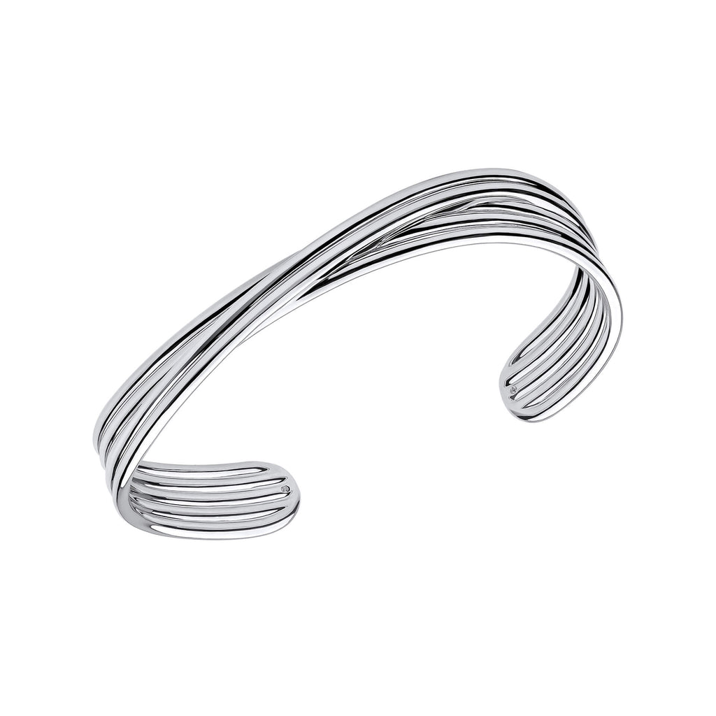 Beginnings Twisted Ridge Cuff Bangle