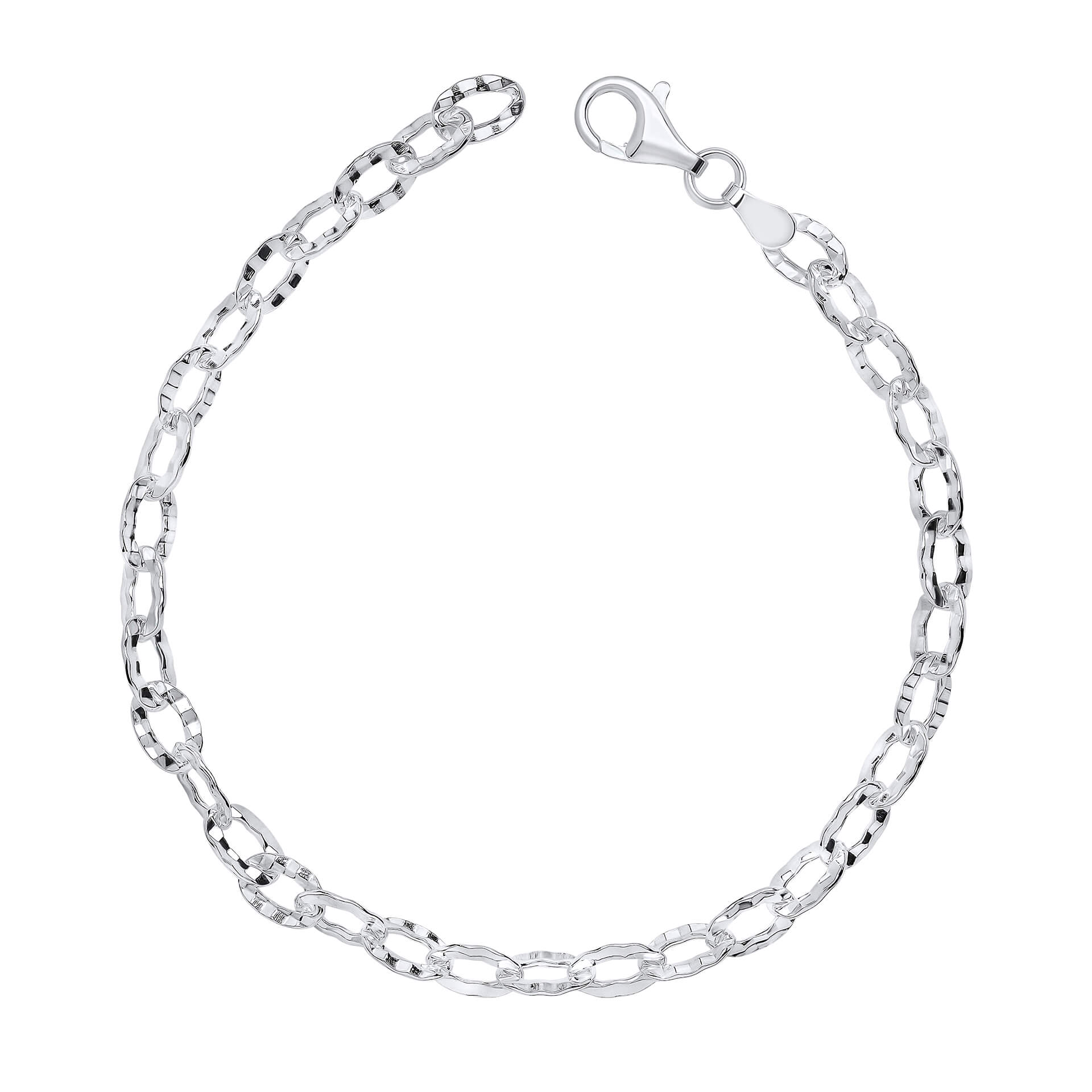 Beginnings Textured Anchor Chain Bracelet