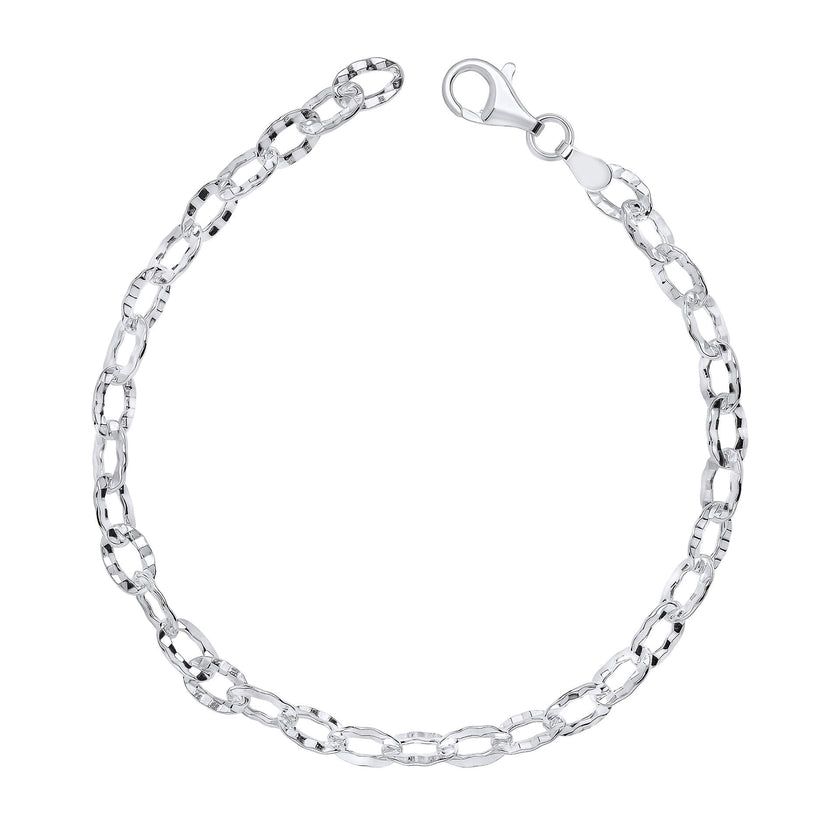 Beginnings Textured Anchor Chain Bracelet