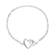 Beginnings Heart Connection Chain Bracelet