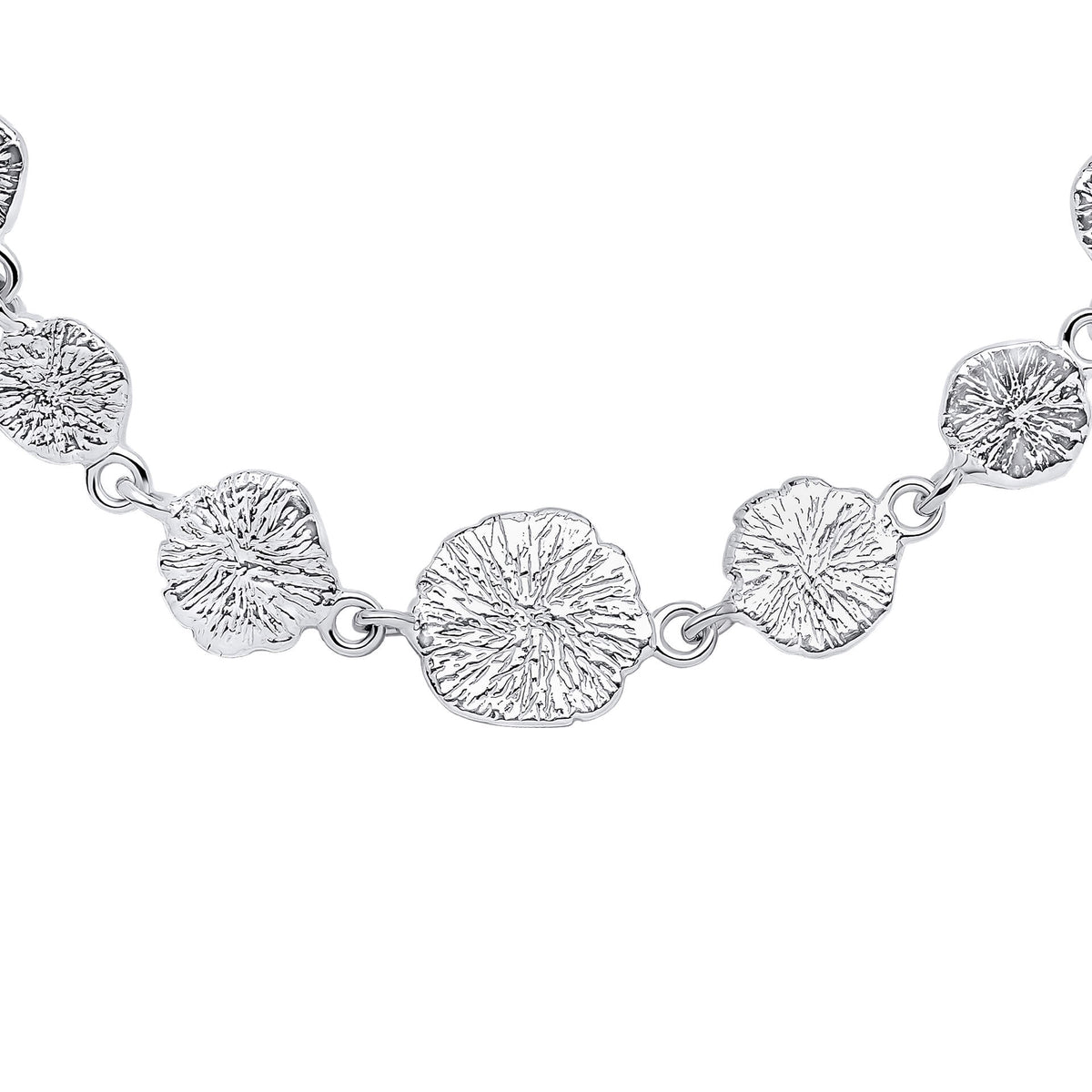 Beginnings Spray Textured Discs Bracelet