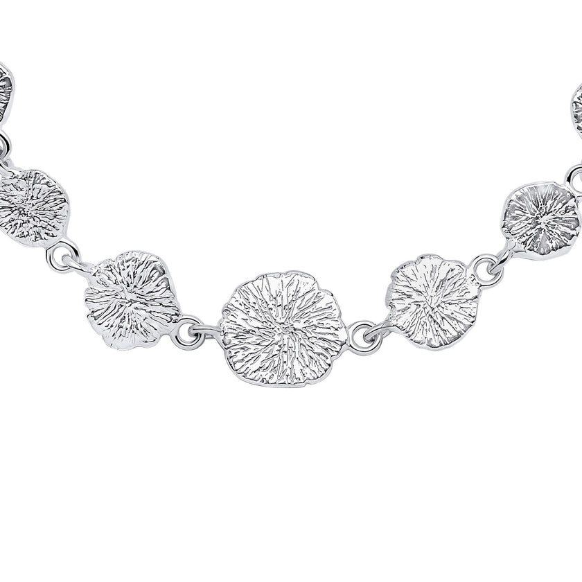 Beginnings Spray Textured Discs Bracelet