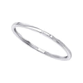 Beginnings Hinged Bangle with Cubic Zirconia