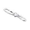 Beginnings Hinged Heart Bangle