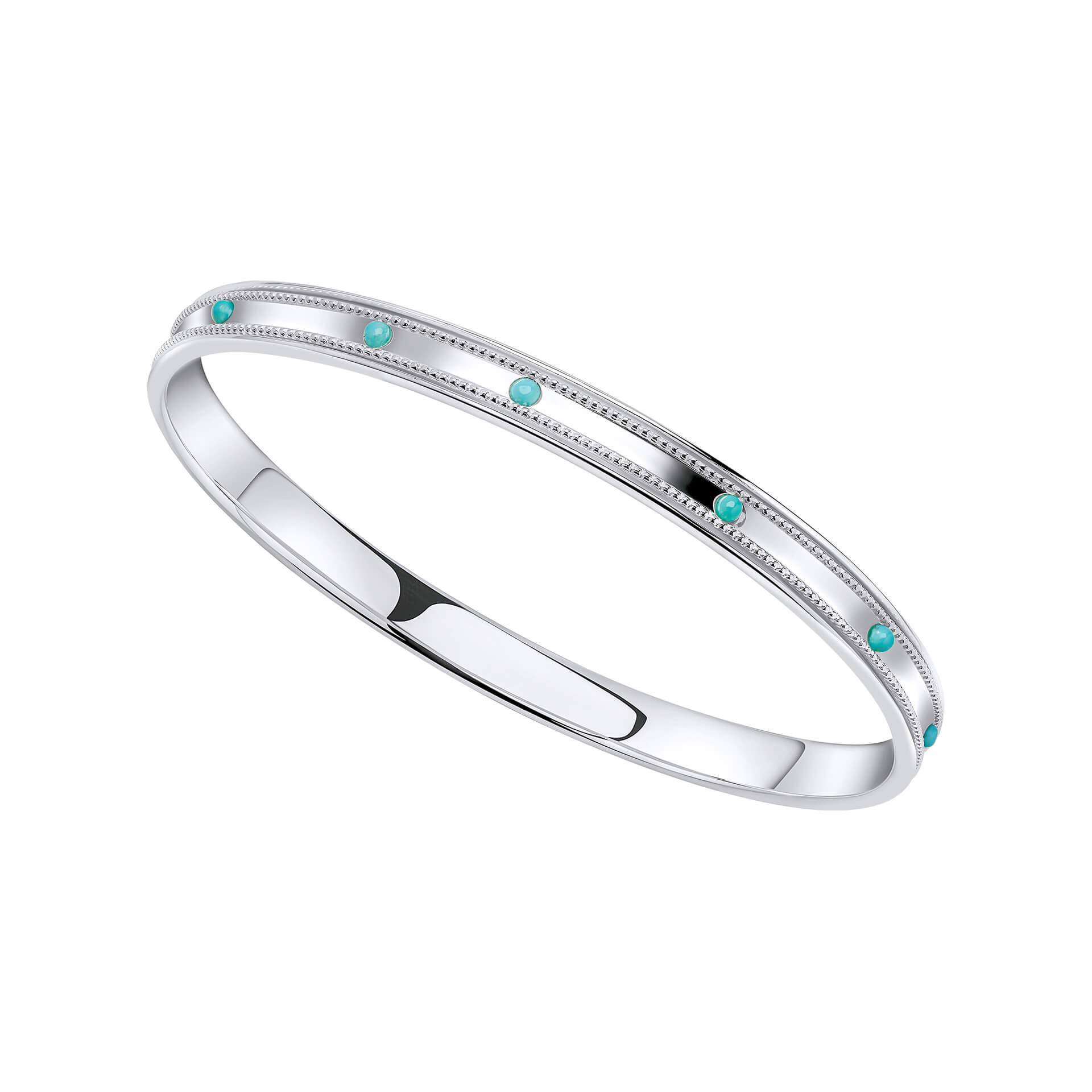 Beginnings Turquoise Spinner Bangle