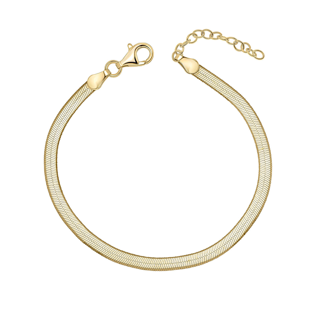 Beginnings Flat Herringbone Chain Bracelet