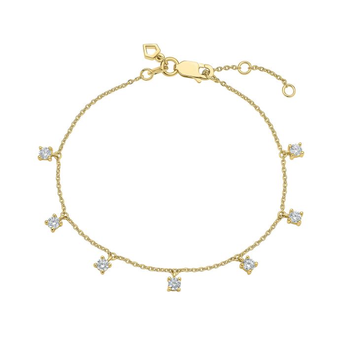 Diamonfire Armband mit Zirkonia-Steinen in Krappenfassung
