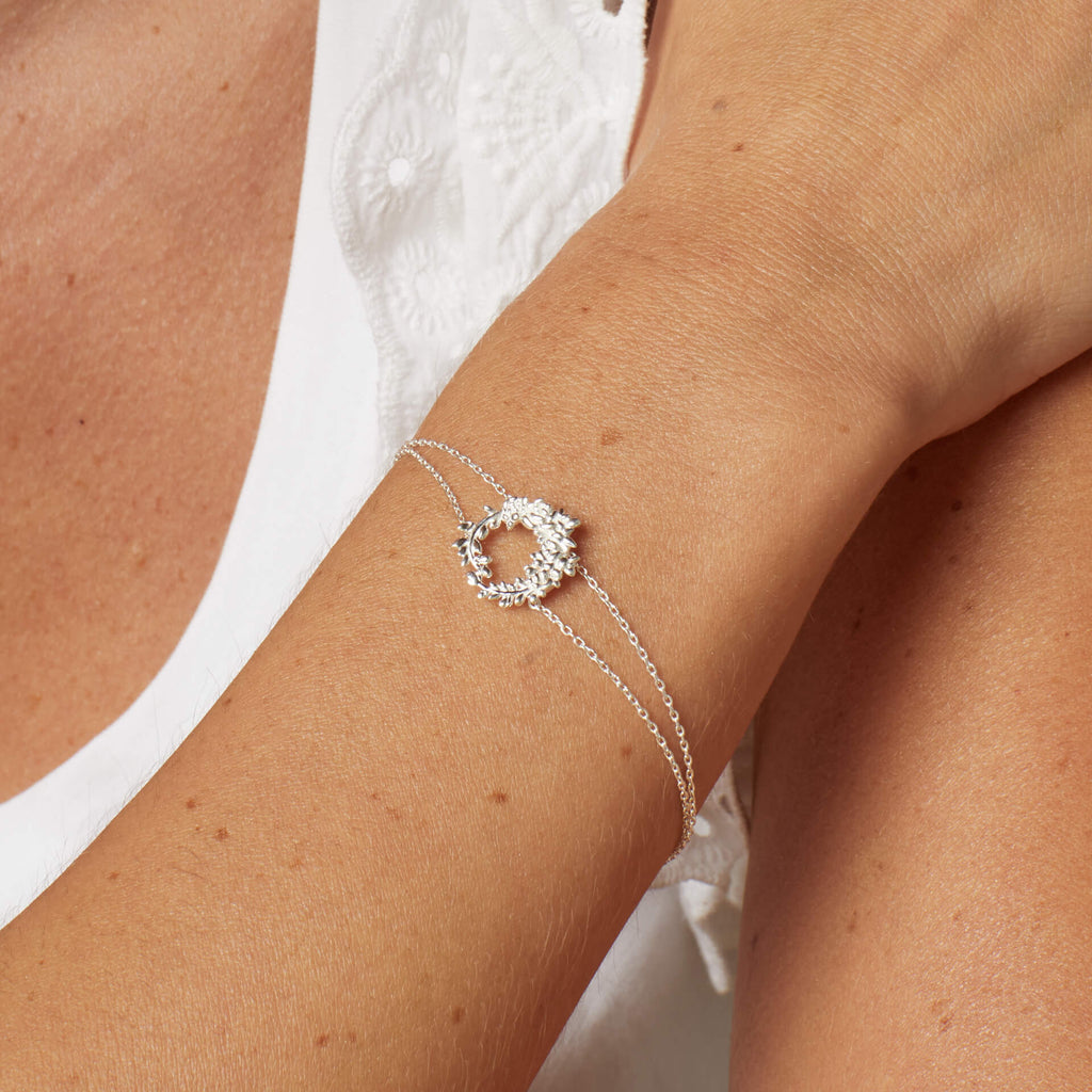 Laura Ashley Silver Cathedine Bracelet