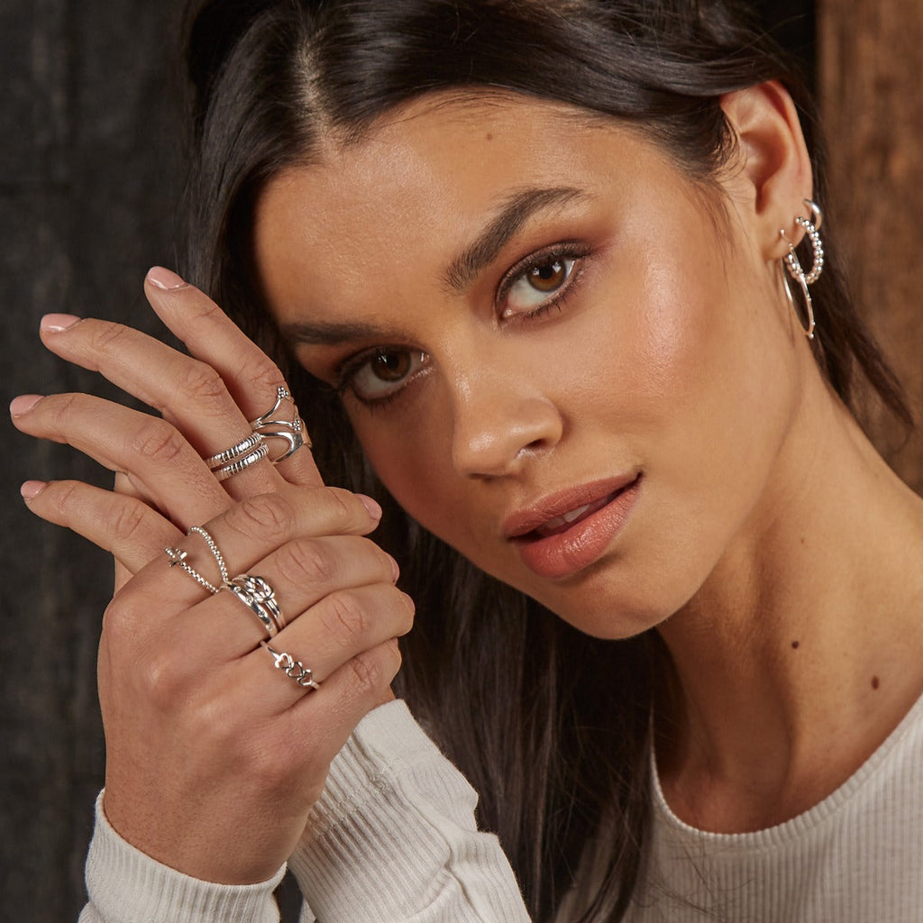 Beginnings Flush Set CZ Ring